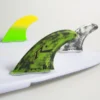 FCS II Rusty RP PC TriQuad Surfboard Fin Set Medium