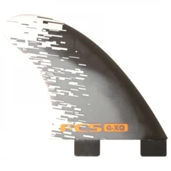 FCS GXQ Quad Rear Surfboard Fins - Red Smoke -Fcs 6084 3 l