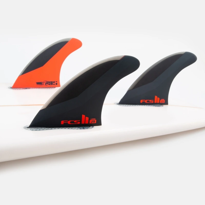 FCS II JS TriQuad Surfboard Fins Medium 3 FCS II JS TriQuad Surfboard Fins Medium - Image 3