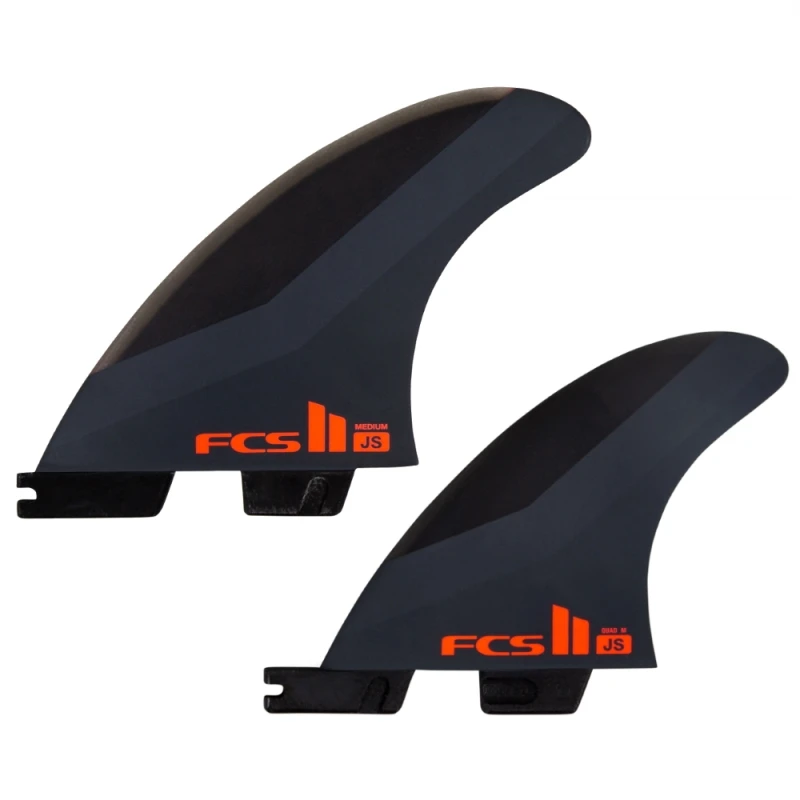 FCS II JS TriQuad Surfboard Fins Medium 1 FCS II JS TriQuad Surfboard Fins Medium