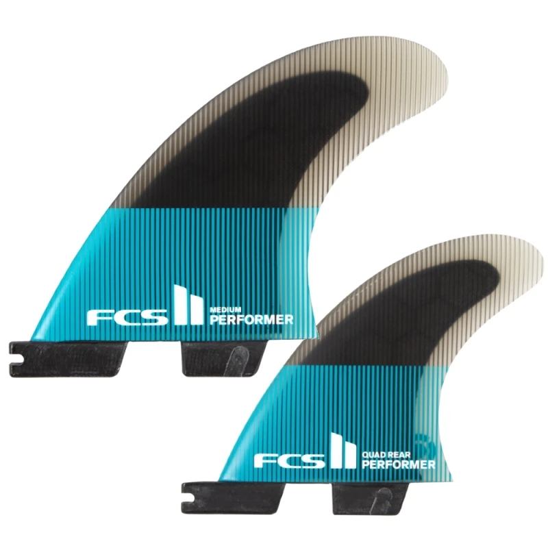 FCS II Performer PC Quad Surfboard Fins PC04 - Medium 1 FCS II Performer PC Quad Surfboard Fins PC04 - Medium