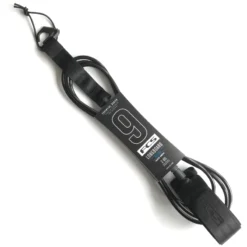 FCS All Round Essential Longboard Knee Leash 9ft Black