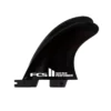 FCS II PERFORMER GLASS FLEX QUAD REAR FINS BLACK