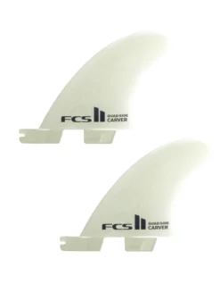 FCS II PG CARVER QUAD REAR SMALL CLEAR