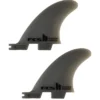 FCS II CARVER NEO GLASS SIDE BYTE FINS SMOKE