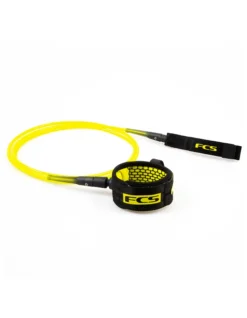 LEASH FCS 6' COMPETITION ESSENTIAL DOUBLE SWIVEL 5,5MM -Fcs fcs leash 6 competition essential double swivel 5 5mm 6