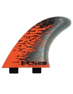 FCS PINNE PC-7 ORANGE SMOKE TRI FIN SET L