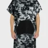 FCS TOWEL PONCHO ADULT CAMO BLACK