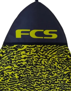 FCS STRETCH COVER 6'3'' FISH FUNBOARD -Fcs fcs sacca 6 3 fish funboard stretch ice yellow