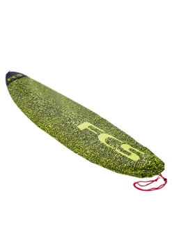 FCS STRETCH COVER 6'3'' FISH FUNBOARD -Fcs fcs sacca 6 3 fish funboard stretch ice yellow 2