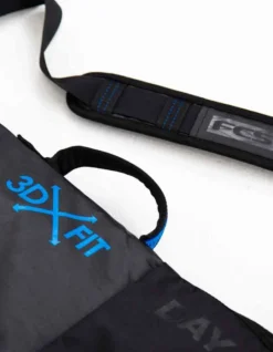 FCS SURFBOARD COVER SINGLE 5'6'' DAY FUNBOARD 3DXFIT BLACK -Fcs fcs sacca singola 5 6 day funboard fish black 5