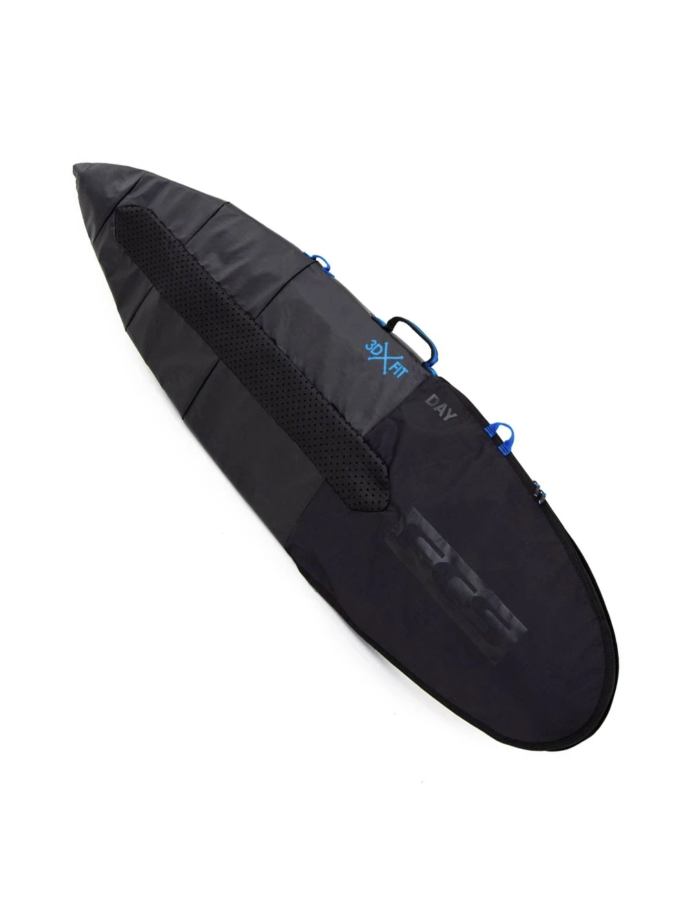 FCS SURFBOARD COVER SINGLE 6'7" 3DXFIT DAY ALL PURPOSE BLACK