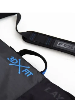 FCS SURFBOARD COVER SINGLE 8'0'' DAY FUNBOARD 3DXFIT BLACK -Fcs fcs sacca singola 8 0 day funboard fish black 1