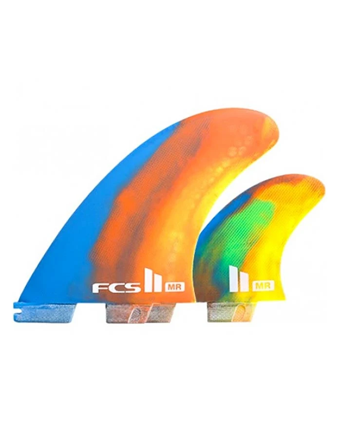 FCS II MR MARK RICHARDS PC XL TWIN FIN SET 2+1 MULTI COLOR SWIRL 1 FCS II MR MARK RICHARDS PC XL TWIN FIN SET 2+1 MULTI COLOR SWIRL