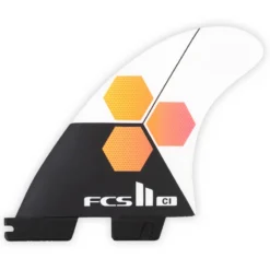 FCS II CI PC Surfboard Fins White Medium