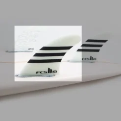 FCS II JW Aircore Surfboard Fins Medium Left Replacement -Fcs fcsiijwmedblktrileft highligfhted 24222