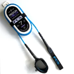 FCS 7ft Freedom Helix Leash Blue Black
