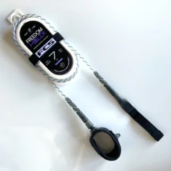 FCS 7ft Freedom Helix Leash Natural Black