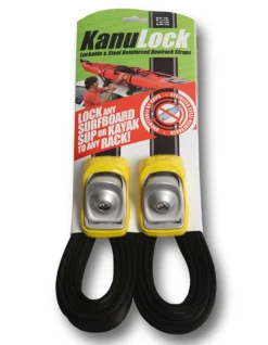 FCS KANULOCK LOCKABLE TIE-DOWNS -Fcs kanulock cinghie con lucchetto antifurto